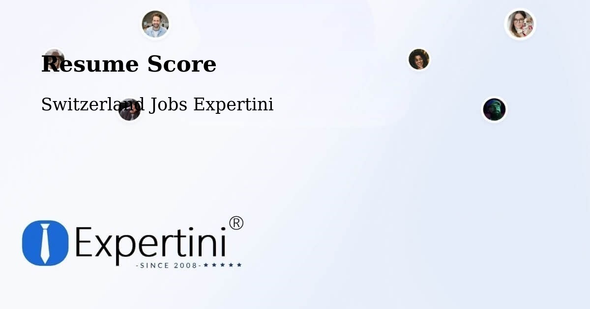 Resume Score & Job Description Match Tool – Balerna - Switzerland Jobs Expertini